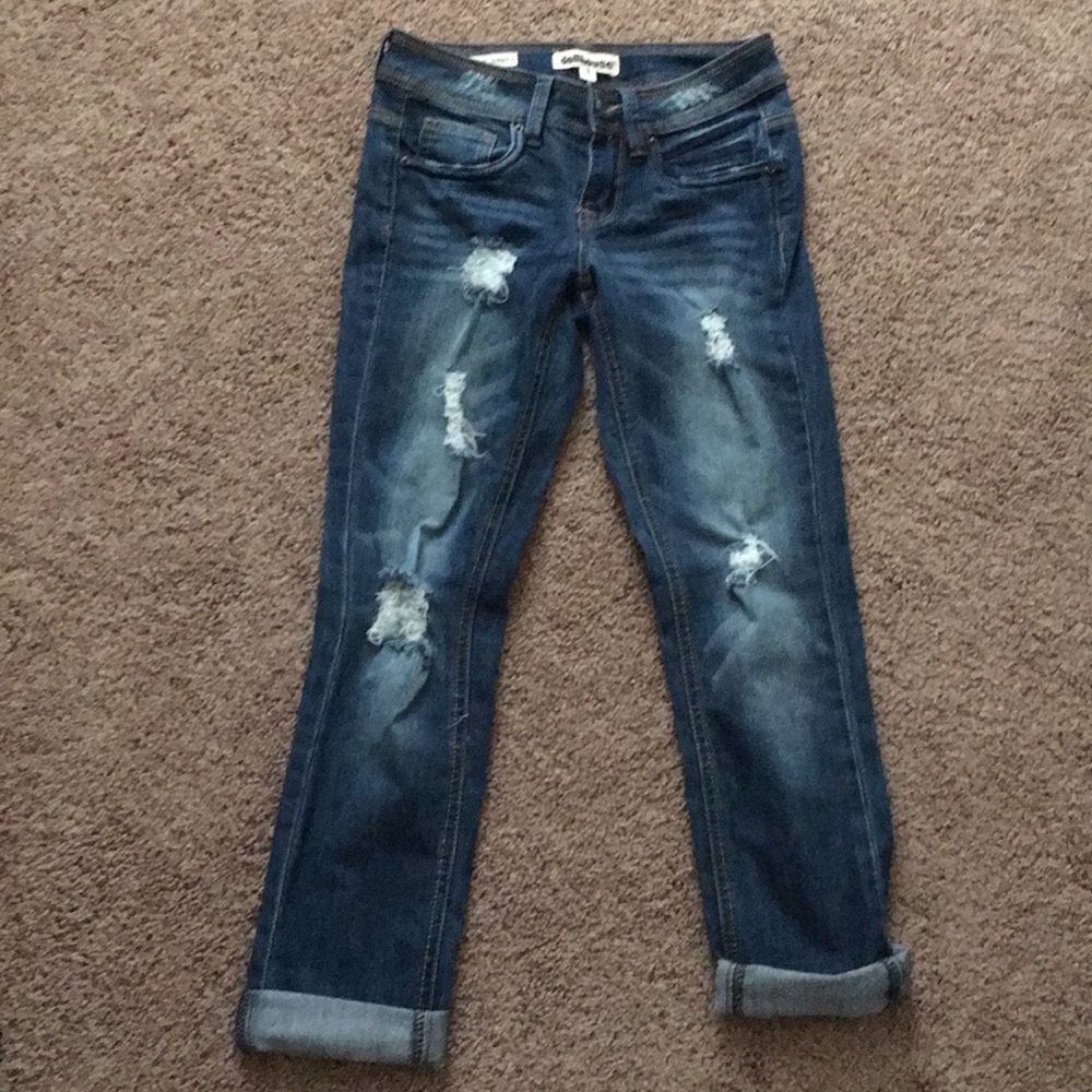 Skinny crop jeans